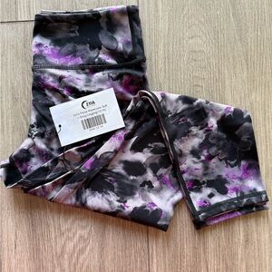 ZYIA Girl’s Floral Watercolor soft n snug Leggings